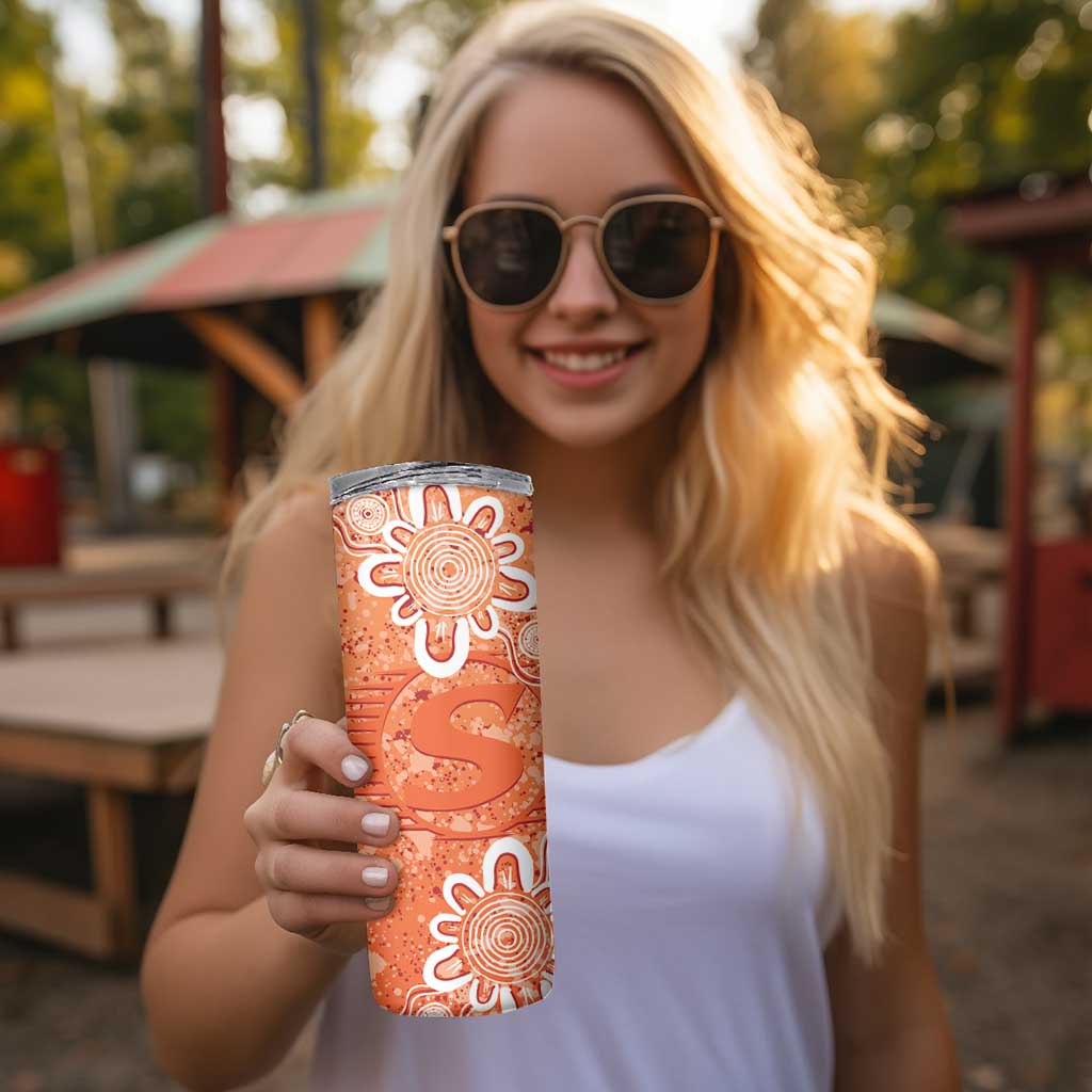 Australian Scorchers Cricket Custom Skinny Tumbler Minimalism Aboriginal