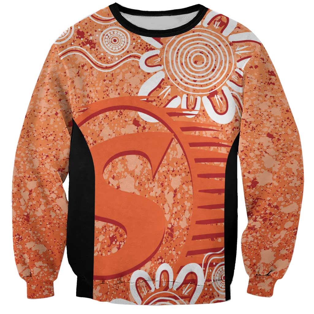Australian Scorchers Cricket Custom Sweatshirt Minimalism Aboriginal