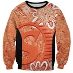Australian Scorchers Cricket Custom Sweatshirt Minimalism Aboriginal