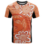 Australian Scorchers Cricket Custom T Shirt Minimalism Aboriginal