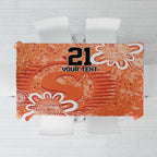 Australian Scorchers Cricket Custom Tablecloth Minimalism Aboriginal