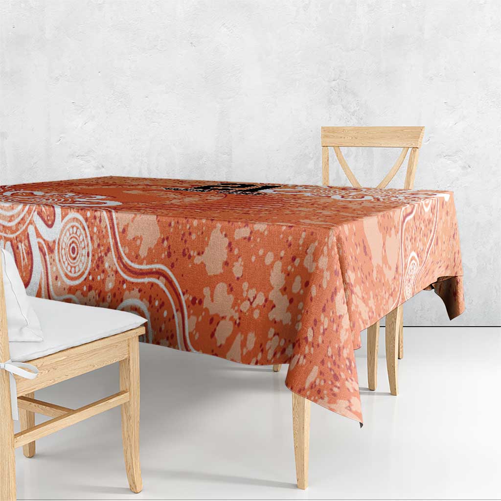 Australian Scorchers Cricket Custom Tablecloth Minimalism Aboriginal
