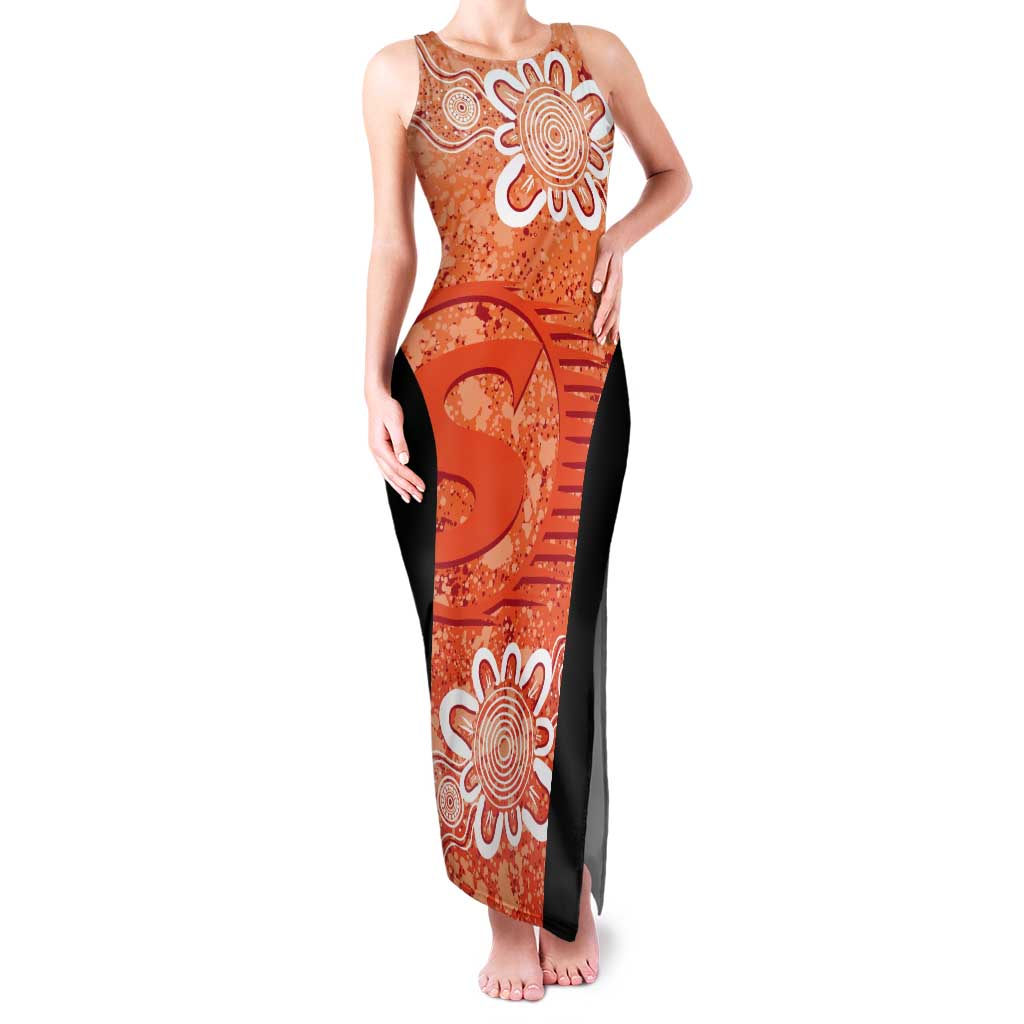 Australian Scorchers Cricket Custom Tank Maxi Dress Minimalism Aboriginal