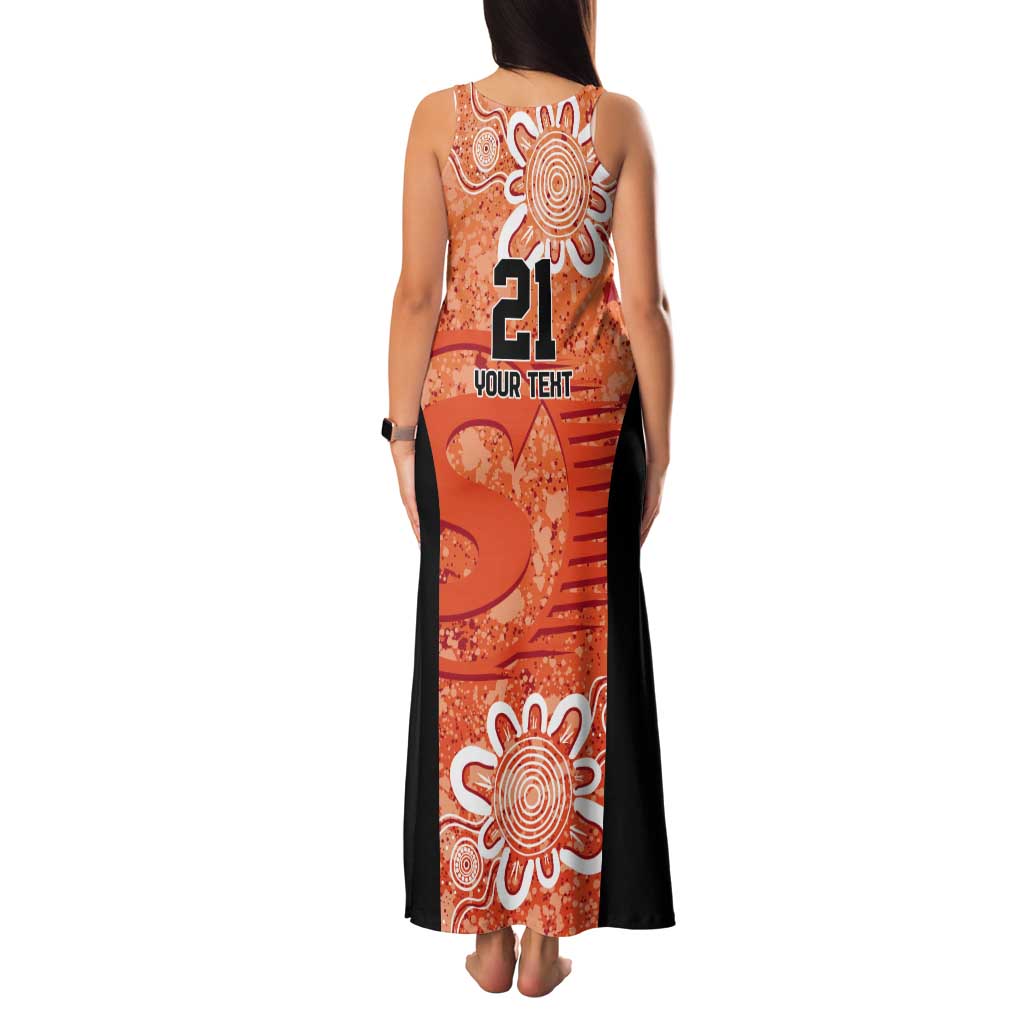 Australian Scorchers Cricket Custom Tank Maxi Dress Minimalism Aboriginal