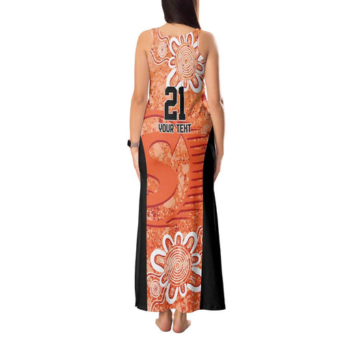 Australian Scorchers Cricket Custom Tank Maxi Dress Minimalism Aboriginal