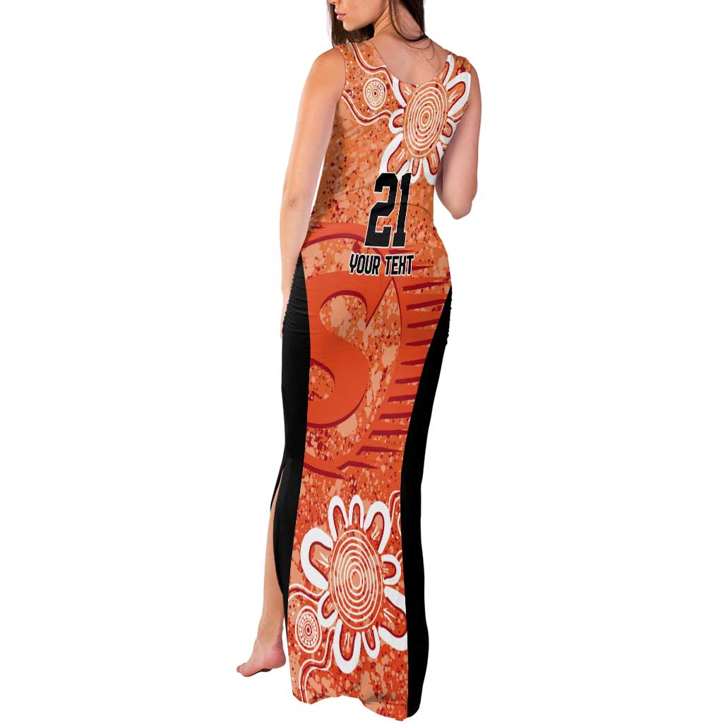 Australian Scorchers Cricket Custom Tank Maxi Dress Minimalism Aboriginal