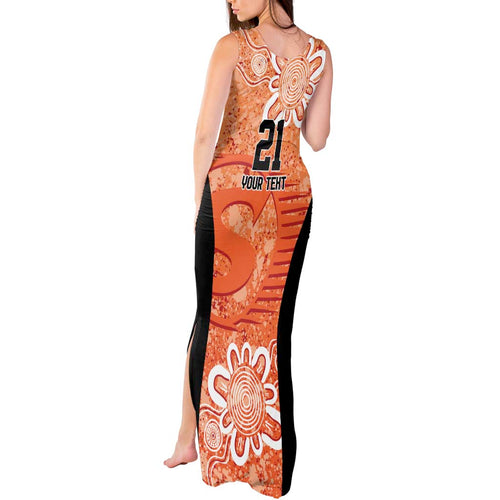 Australian Scorchers Cricket Custom Tank Maxi Dress Minimalism Aboriginal