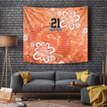 Australian Scorchers Cricket Custom Tapestry Minimalism Aboriginal