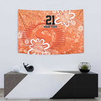 Australian Scorchers Cricket Custom Tapestry Minimalism Aboriginal