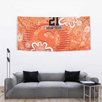 Australian Scorchers Cricket Custom Tapestry Minimalism Aboriginal