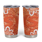 Australian Scorchers Cricket Custom Tumbler Cup Minimalism Aboriginal