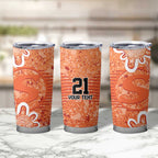 Australian Scorchers Cricket Custom Tumbler Cup Minimalism Aboriginal