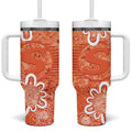 Australian Scorchers Cricket Custom Tumbler With Handle Minimalism Aboriginal