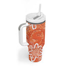 Australian Scorchers Cricket Custom Tumbler With Handle Minimalism Aboriginal