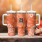Australian Scorchers Cricket Custom Tumbler With Handle Minimalism Aboriginal