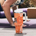 Australian Scorchers Cricket Custom Tumbler With Handle Minimalism Aboriginal