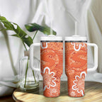 Australian Scorchers Cricket Custom Tumbler With Handle Minimalism Aboriginal