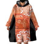 Australian Scorchers Cricket Custom Wearable Blanket Hoodie Minimalism Aboriginal
