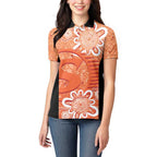 Australian Scorchers Cricket Custom Women Polo Shirt Minimalism Aboriginal
