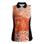Australian Scorchers Cricket Custom Women Sleeveless Polo Shirt Minimalism Aboriginal