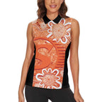 Australian Scorchers Cricket Custom Women Sleeveless Polo Shirt Minimalism Aboriginal