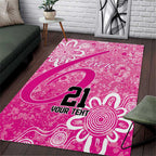 Australian Sixers Cricket Custom Area Rug Minimalism Aboriginal