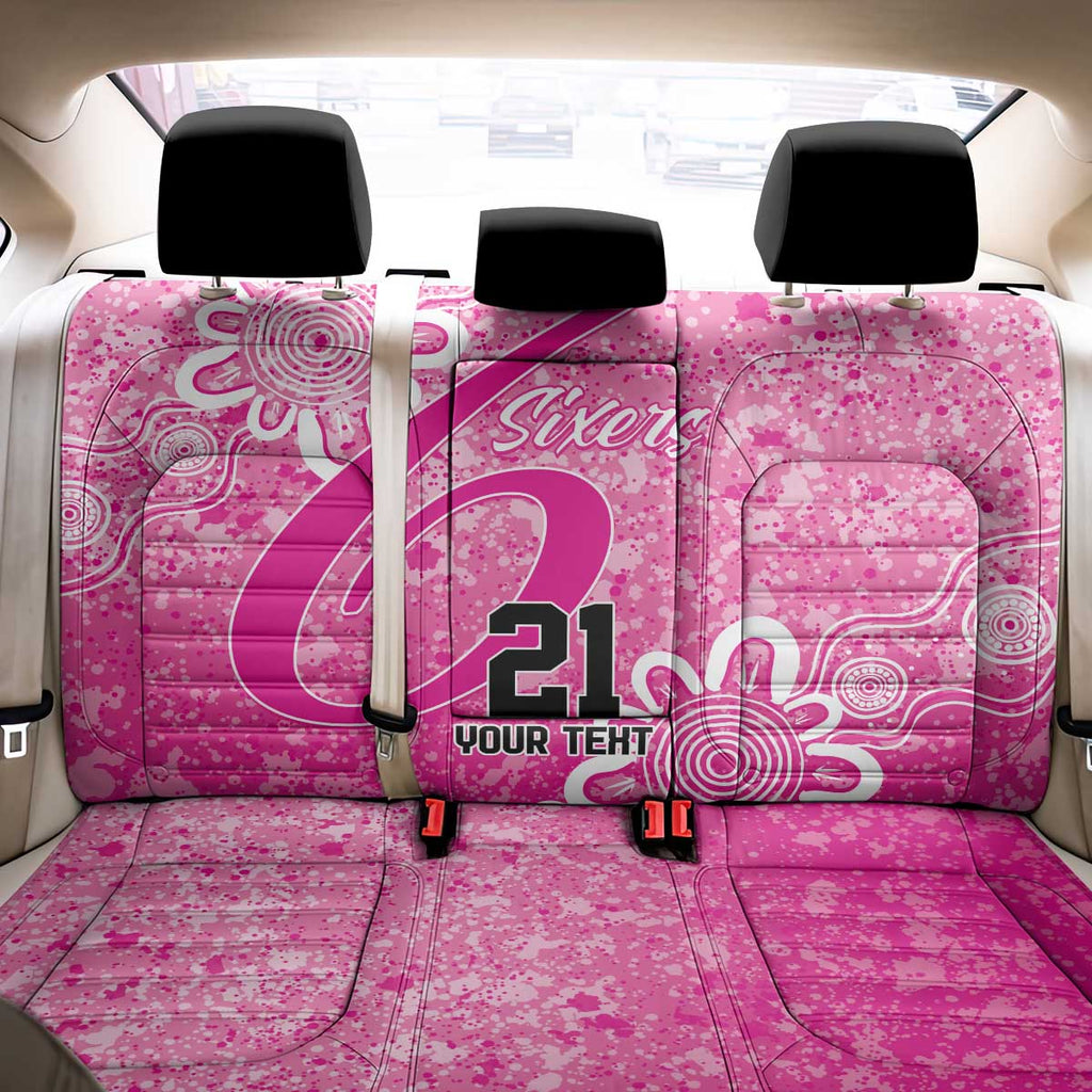 Australian Sixers Cricket Custom Back Car Seat Cover Minimalism Aboriginal