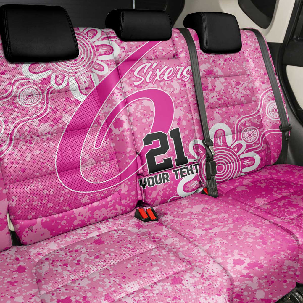 Australian Sixers Cricket Custom Back Car Seat Cover Minimalism Aboriginal