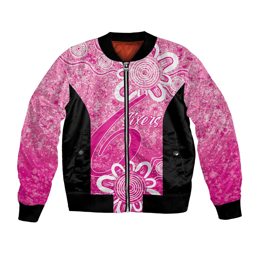Australian Sixers Cricket Custom Bomber Jacket Minimalism Aboriginal