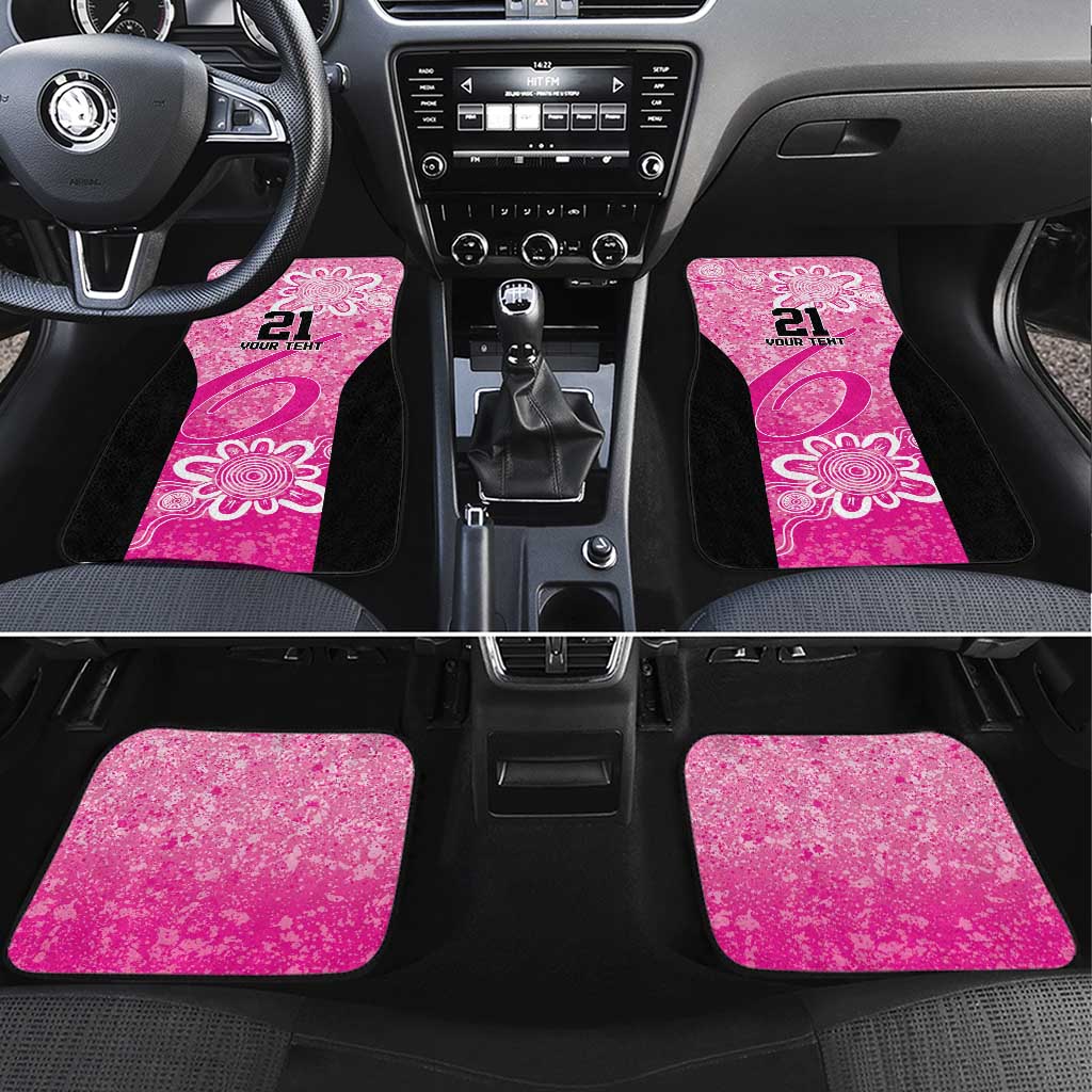 Australian Sixers Cricket Custom Car Mats Minimalism Aboriginal