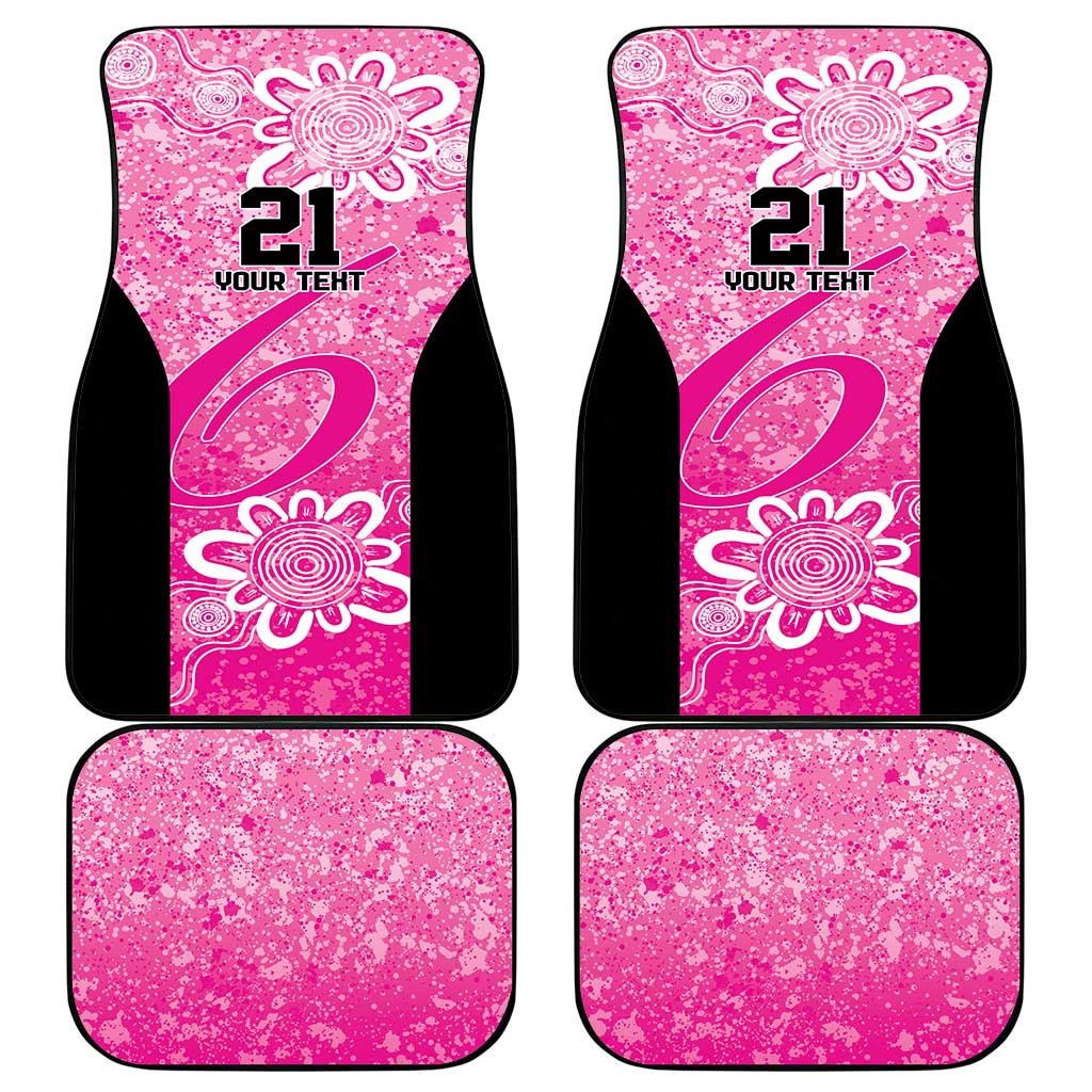 Australian Sixers Cricket Custom Car Mats Minimalism Aboriginal