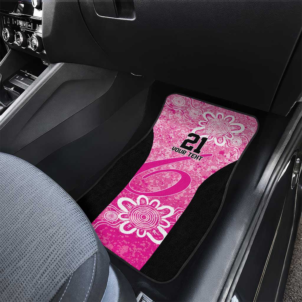 Australian Sixers Cricket Custom Car Mats Minimalism Aboriginal