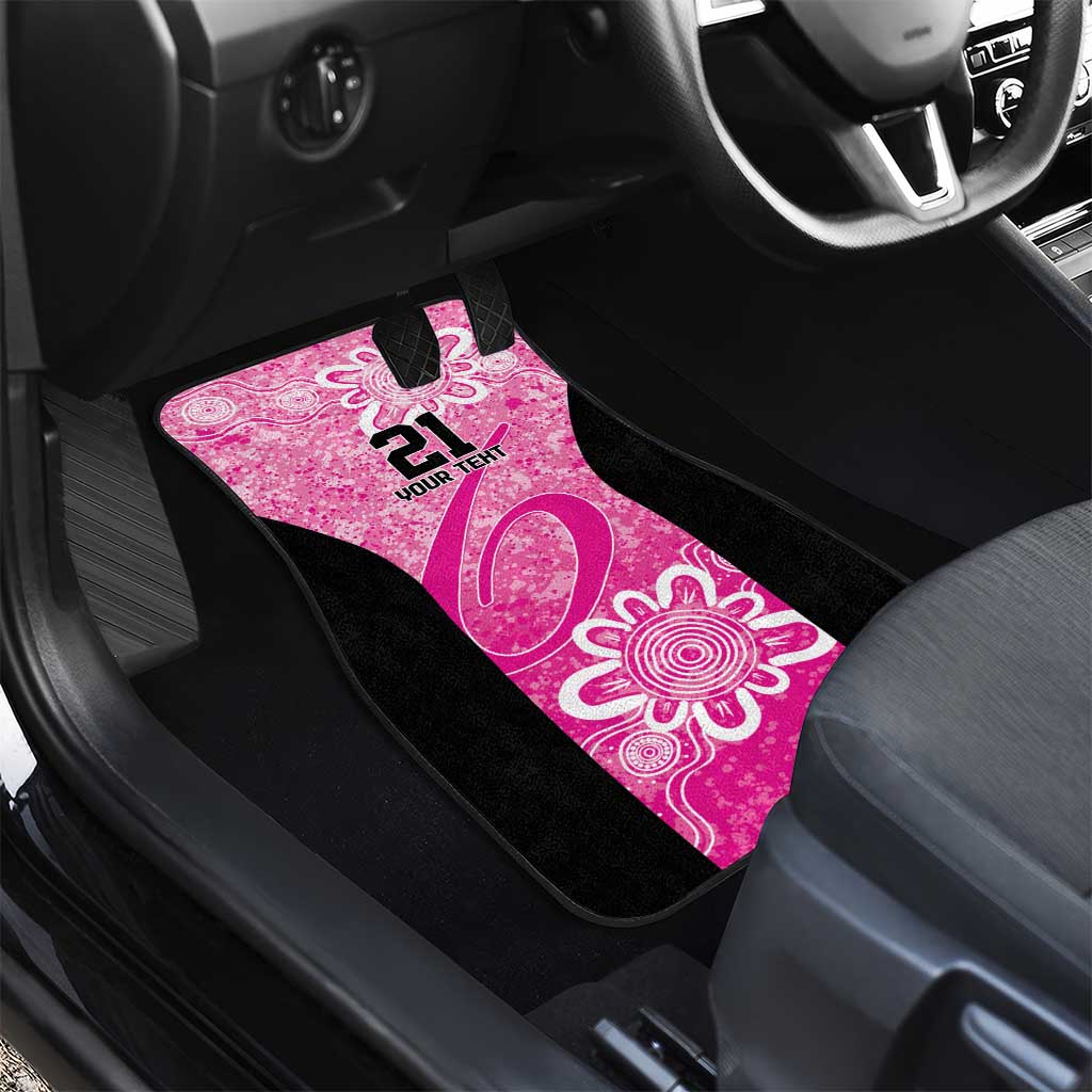 Australian Sixers Cricket Custom Car Mats Minimalism Aboriginal