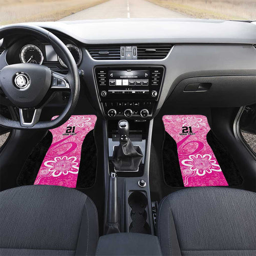Australian Sixers Cricket Custom Car Mats Minimalism Aboriginal