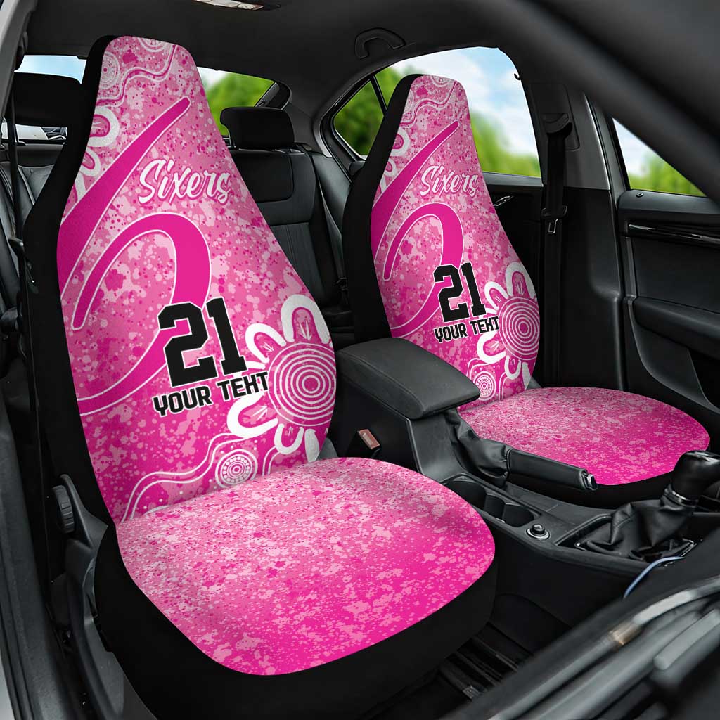 Australian Sixers Cricket Custom Car Seat Cover Minimalism Aboriginal