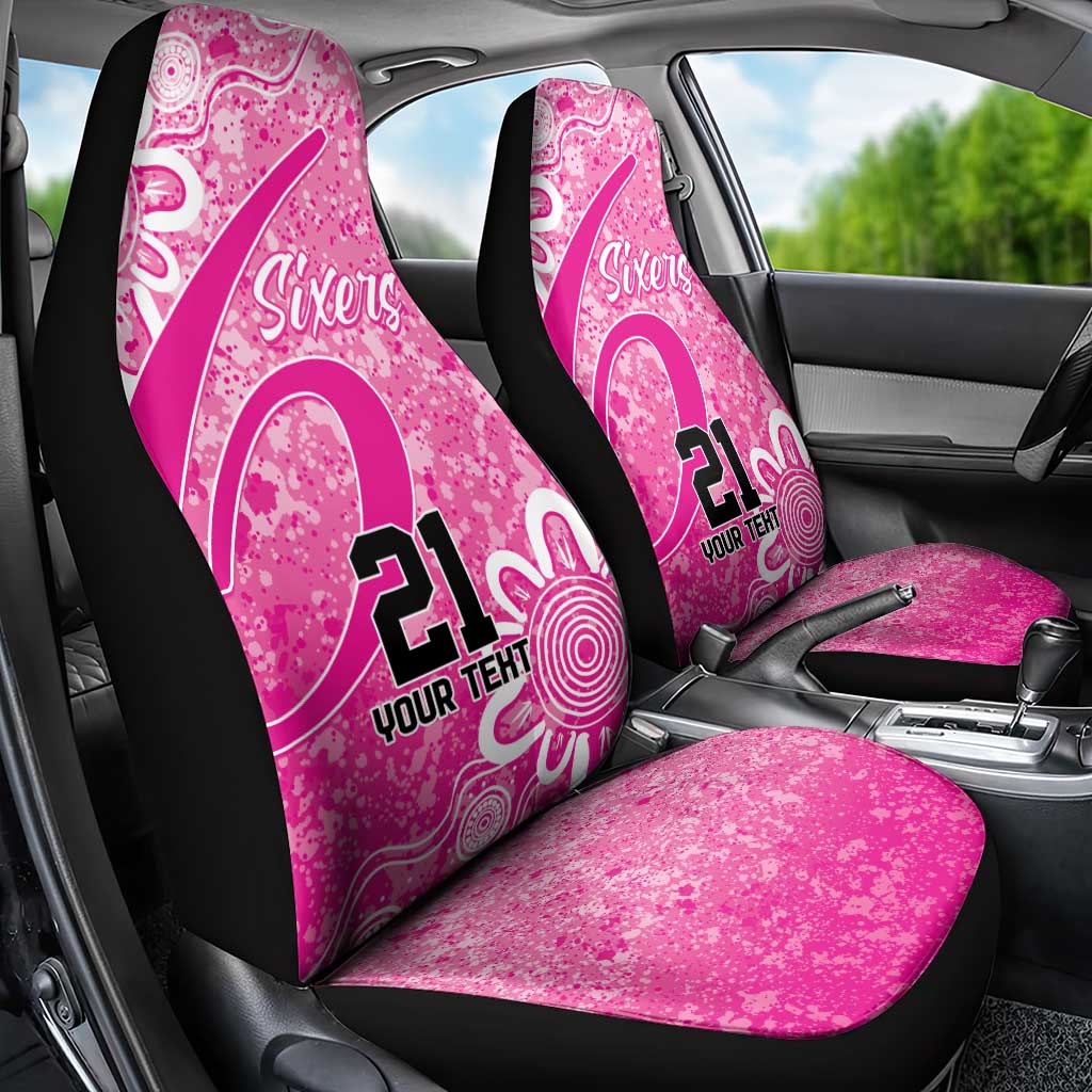 Australian Sixers Cricket Custom Car Seat Cover Minimalism Aboriginal