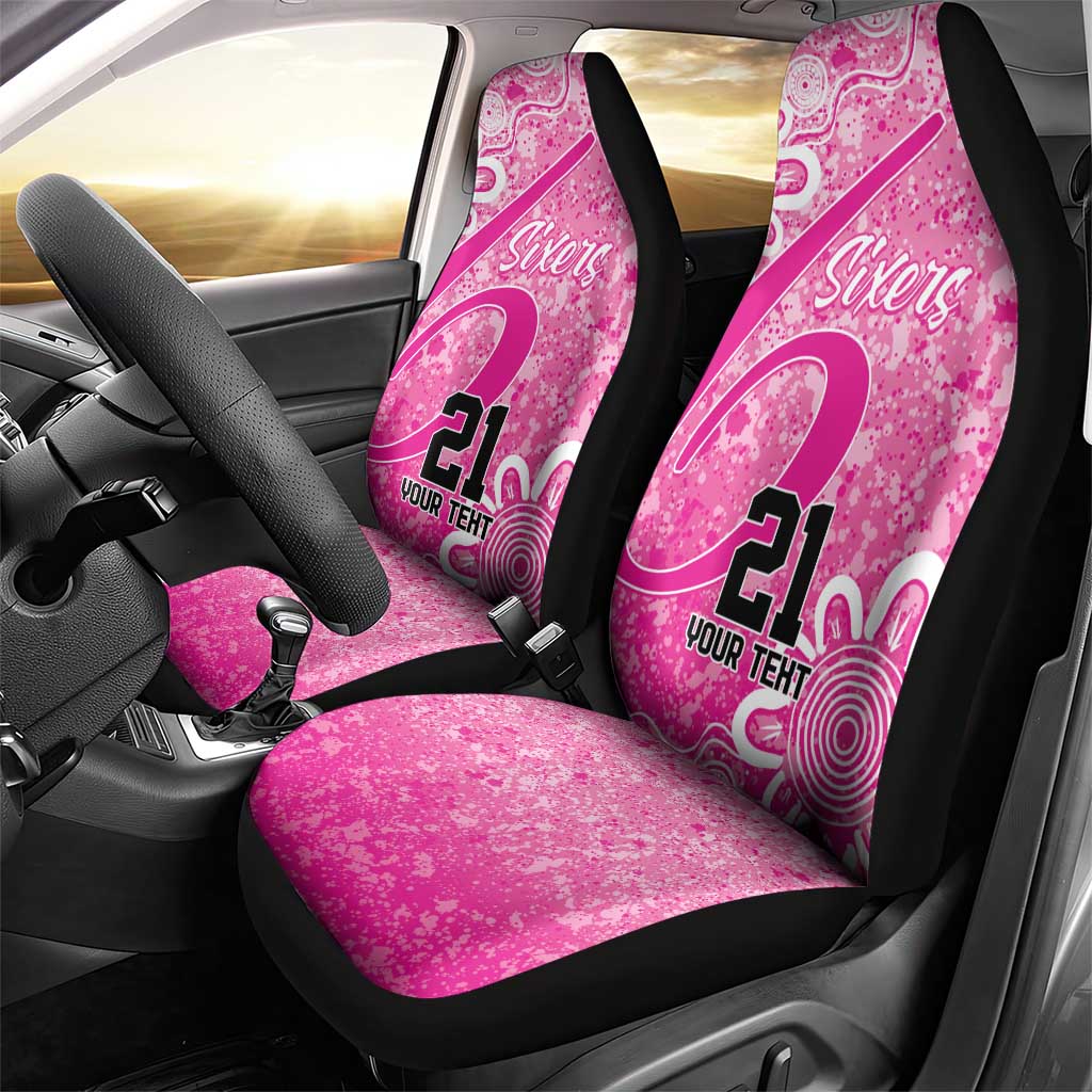 Australian Sixers Cricket Custom Car Seat Cover Minimalism Aboriginal