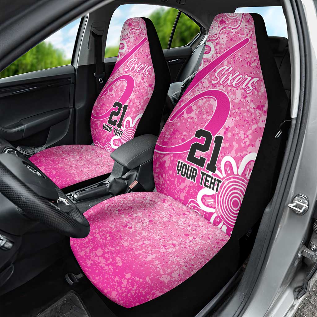 Australian Sixers Cricket Custom Car Seat Cover Minimalism Aboriginal