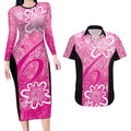 Australian Sixers Cricket Custom Couples Matching Long Sleeve Bodycon Dress and Hawaiian Shirt Minimalism Aboriginal
