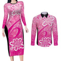Australian Sixers Cricket Custom Couples Matching Long Sleeve Bodycon Dress and Long Sleeve Button Shirt Minimalism Aboriginal