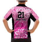 Australian Sixers Cricket Custom Family Matching Mermaid Dress and Hawaiian Shirt Minimalism Aboriginal