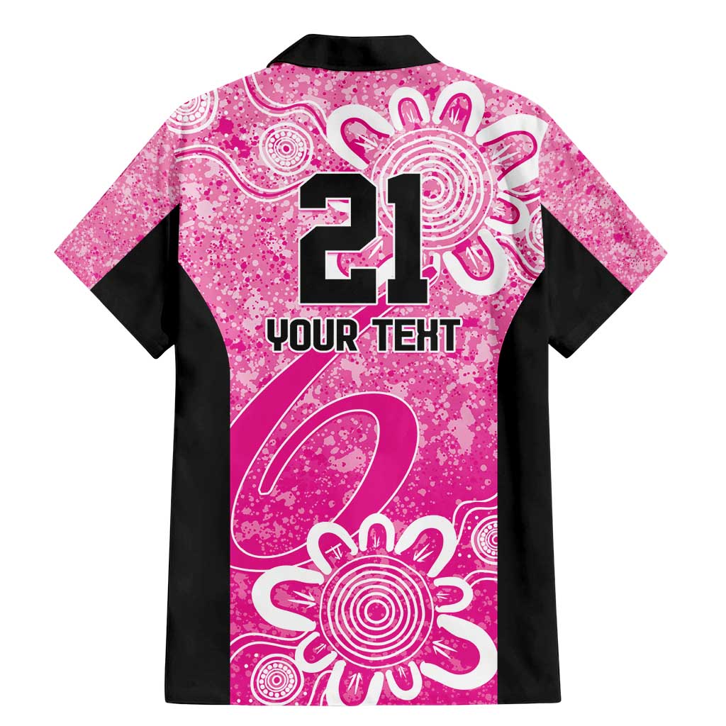 Australian Sixers Cricket Custom Family Matching Mermaid Dress and Hawaiian Shirt Minimalism Aboriginal
