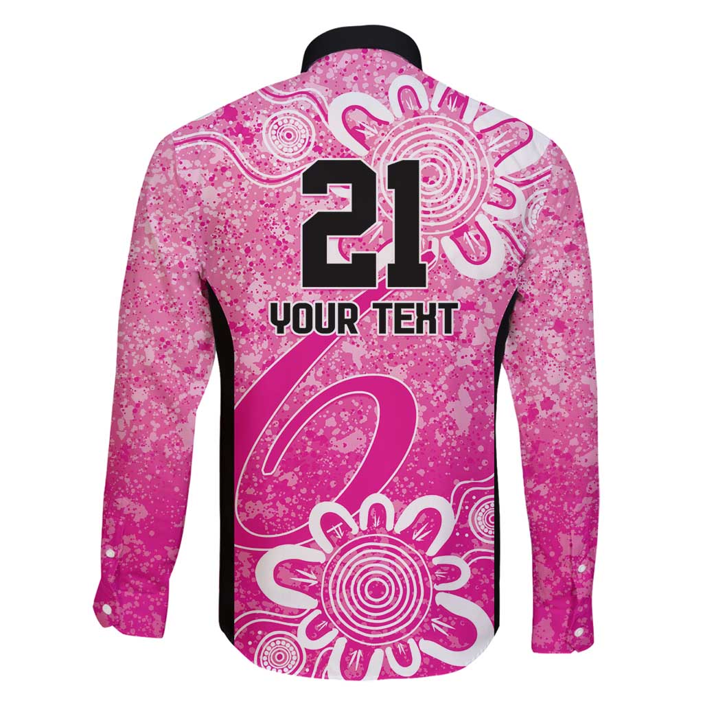 Australian Sixers Cricket Custom Family Matching Mermaid Dress and Hawaiian Shirt Minimalism Aboriginal