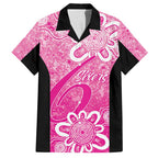 Australian Sixers Cricket Custom Family Matching Off Shoulder Short Dress and Hawaiian Shirt Minimalism Aboriginal