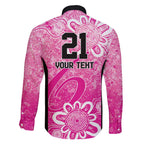 Australian Sixers Cricket Custom Family Matching Tank Maxi Dress and Hawaiian Shirt Minimalism Aboriginal