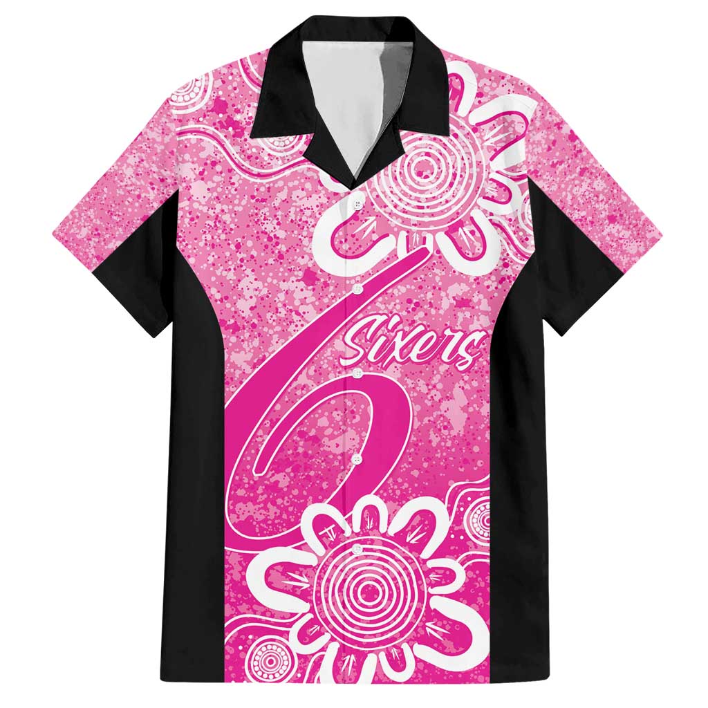 Australian Sixers Cricket Custom Hawaiian Shirt Minimalism Aboriginal