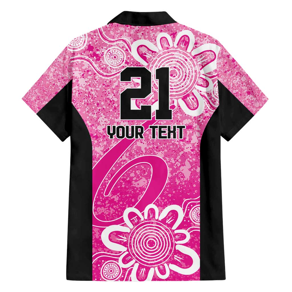 Australian Sixers Cricket Custom Hawaiian Shirt Minimalism Aboriginal