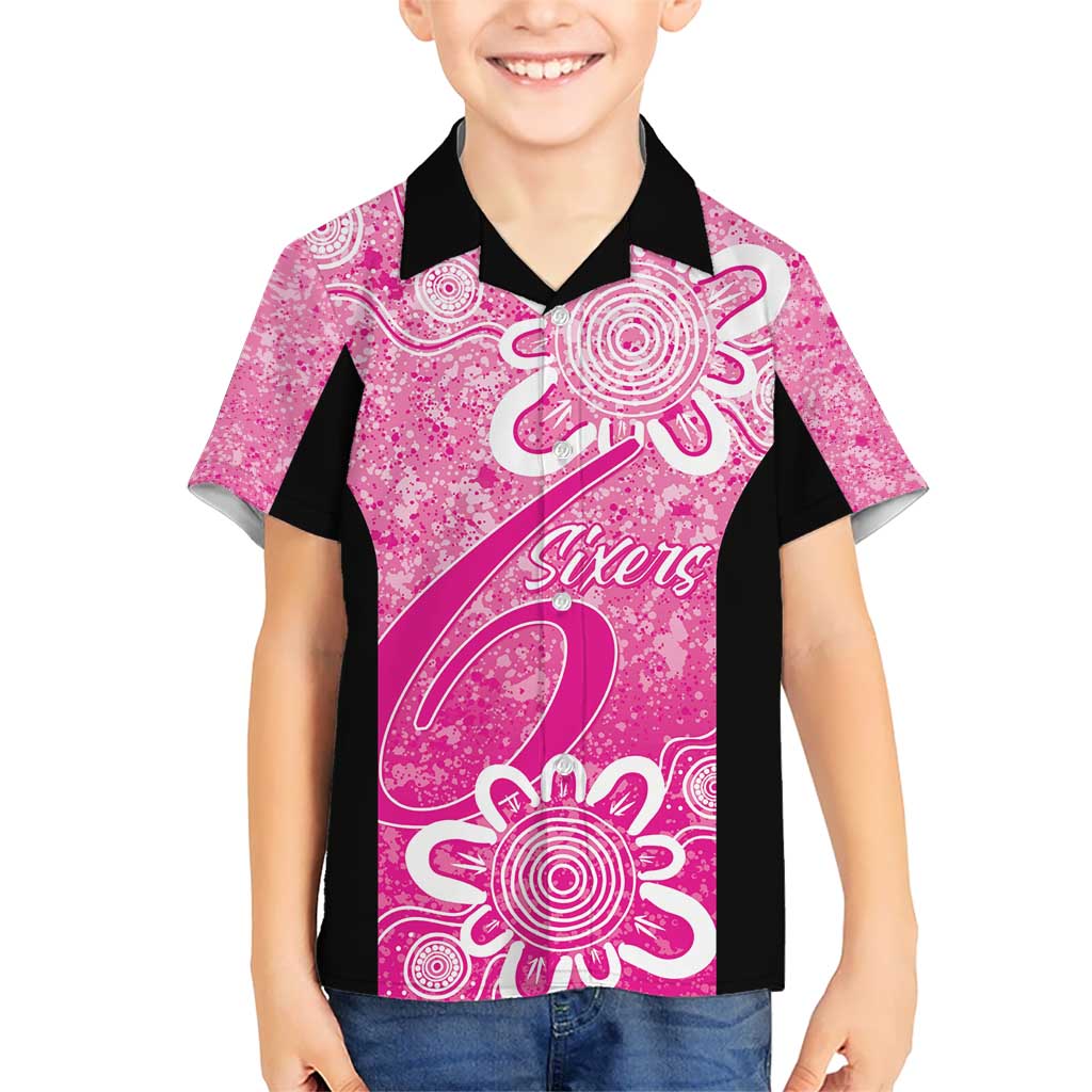 Australian Sixers Cricket Custom Hawaiian Shirt Minimalism Aboriginal