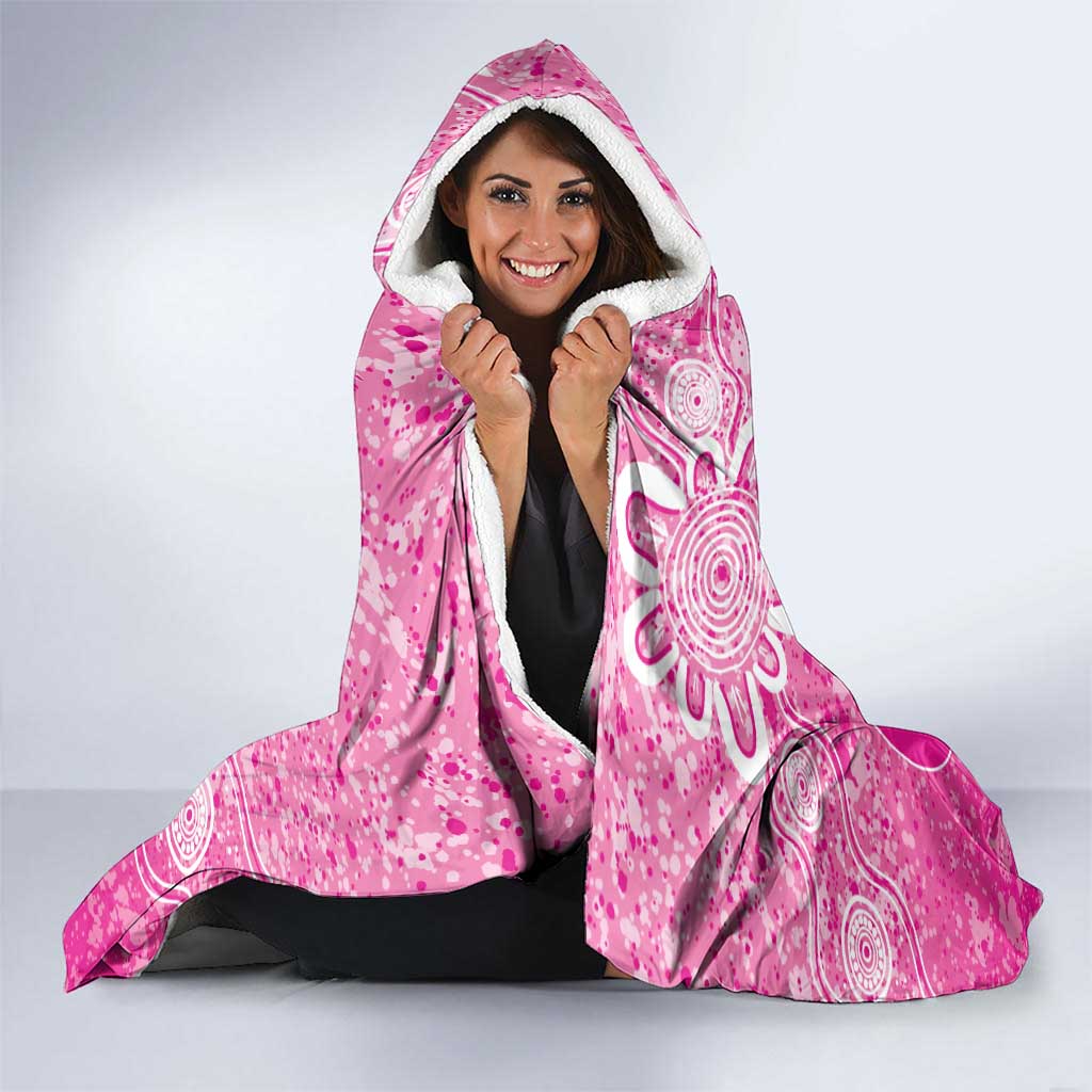 Australian Sixers Cricket Custom Hooded Blanket Minimalism Aboriginal