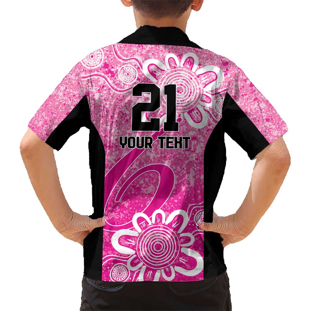 Australian Sixers Cricket Custom Kid Hawaiian Shirt Minimalism Aboriginal
